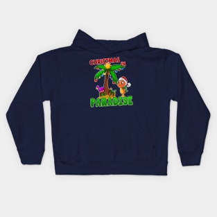 Christmas In Paradise Kids Hoodie